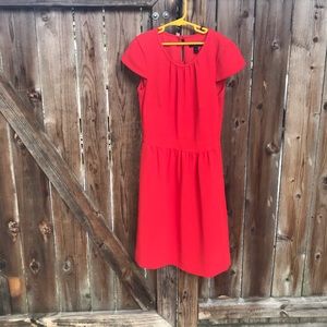 J crew red dress